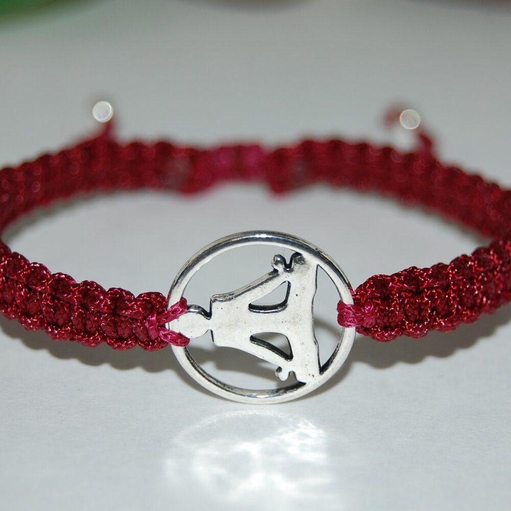 Yoga Bracelet,Braided Bracelet,Yoga Drawstring Bracelet